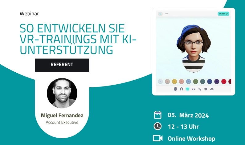 Webinar - VR Trainings mit KI