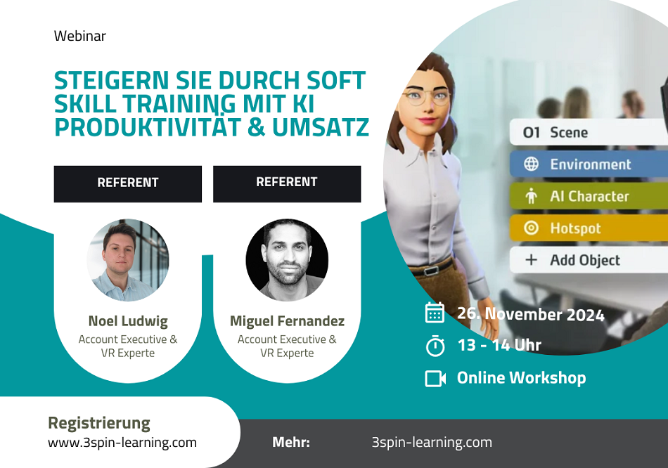 Webinar Immersive Soft Skills Kurse