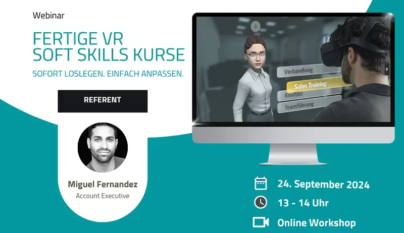 Webinar: Fertige VR Kurse